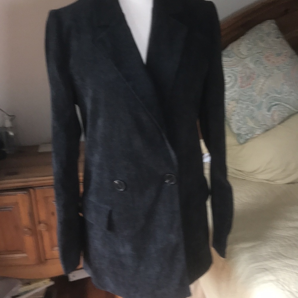 Everly Long Corduroy  Double Breasted Blazer Jacket Size Small